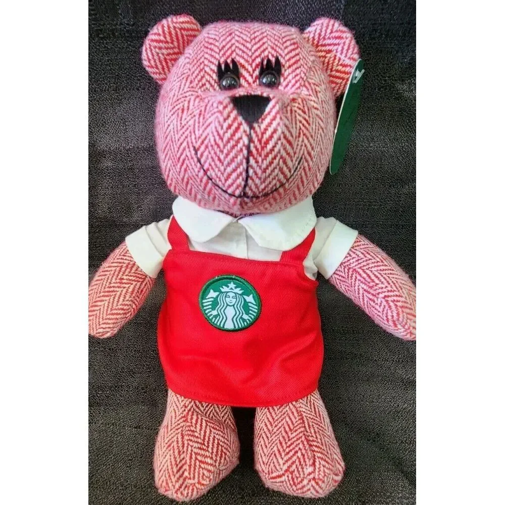 NWT STARBUCKS‎ RED HOLIDAY APRON BEARISTA GIRL BEAR 2016 LIMITED EDTION